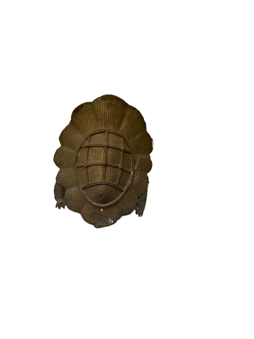 A plaque of a tortise in bronze_ A plaque of a tortise in bronze - Image 1